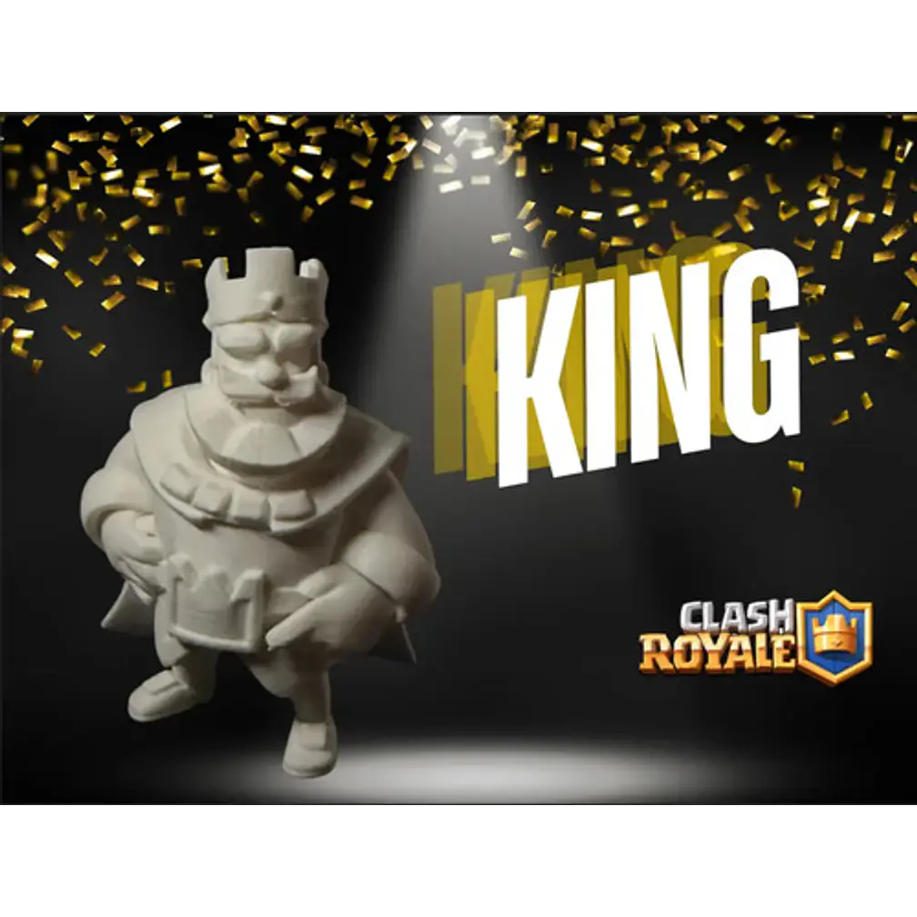 Figura Decorativa El Rey (clash Royale) 3
