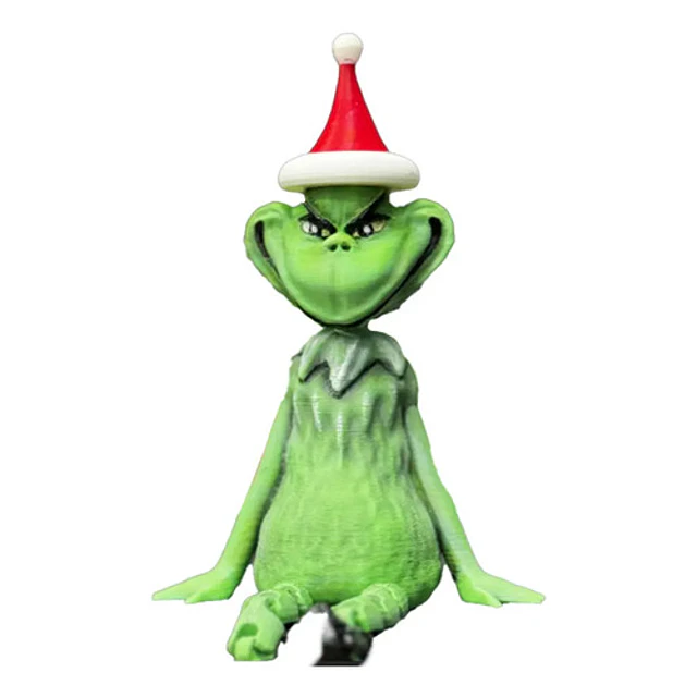 Figura Articulada - Grinch Navideño Sentado