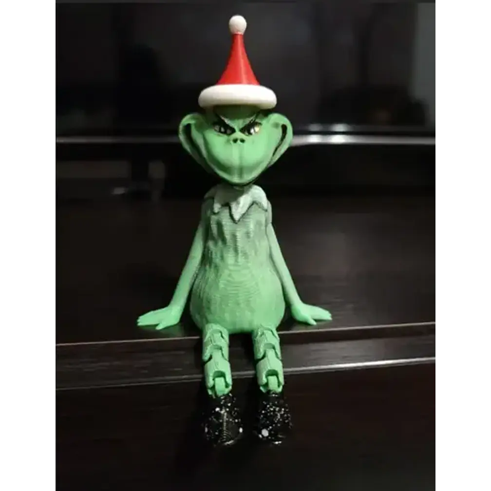 Figura Articulada - Grinch Navideño Sentado 2