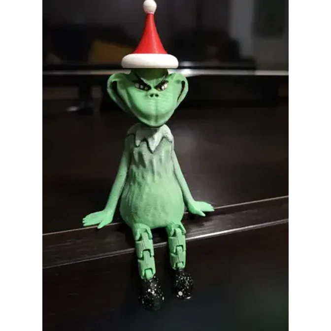 Figura Articulada - Grinch Navideño Sentado 3