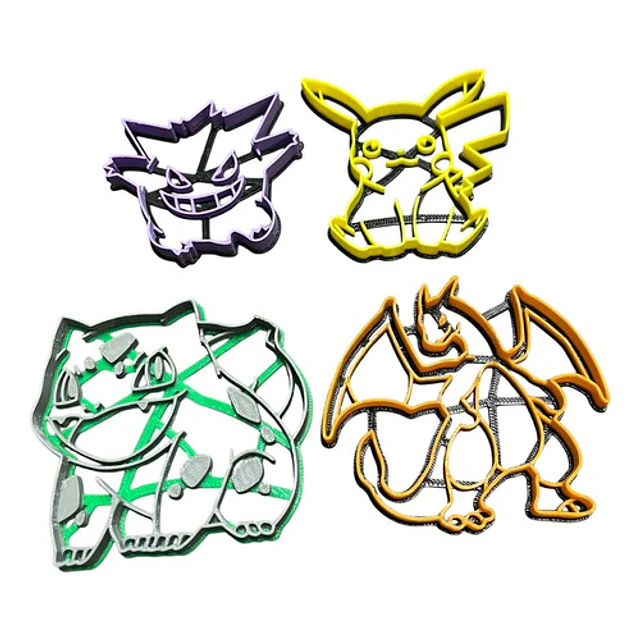 Cortador De Galletas - Pokemon Pack 4
