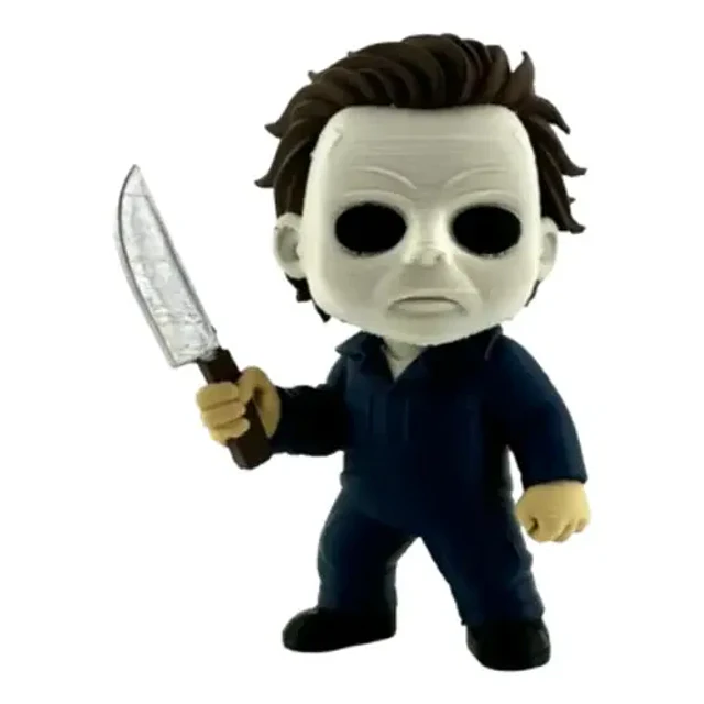 Figura Decorativa- Chibi Michael Myers Gris