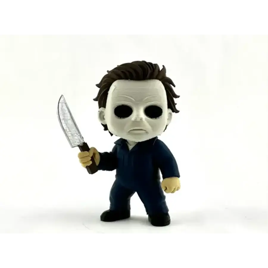 Figura Decorativa- Chibi Michael Myers Gris