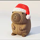 Figura - Castor Cafe Navideño Tejido - Miniatura 2