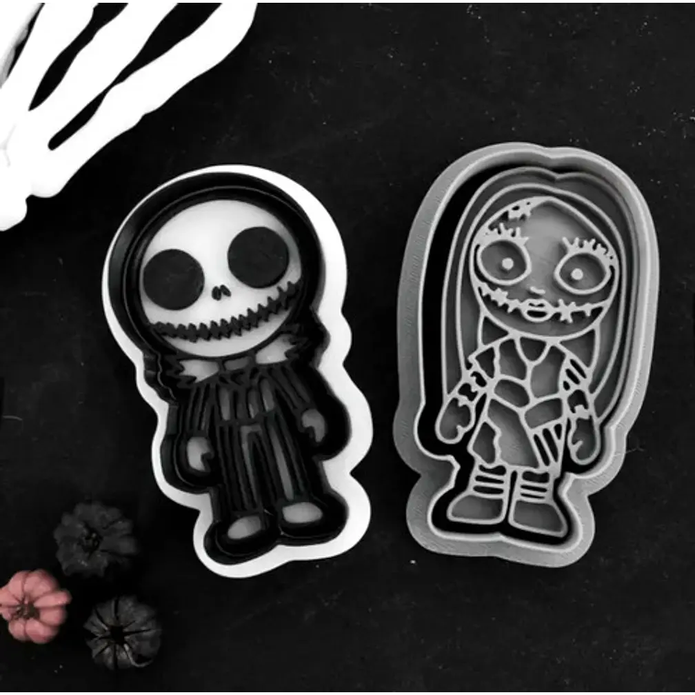 Cortadores De Galletas De El Extraño Mundo De Jack (pack 7) 3