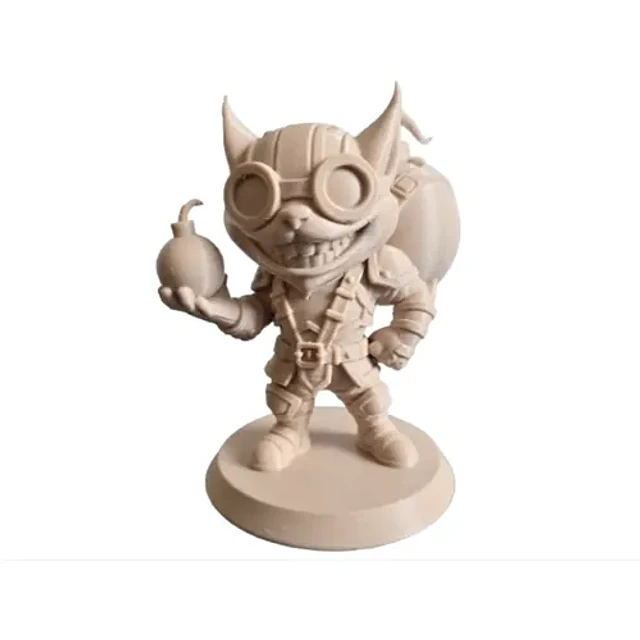 Figura Decorativa- Estatua De Ziggs League Of Legends