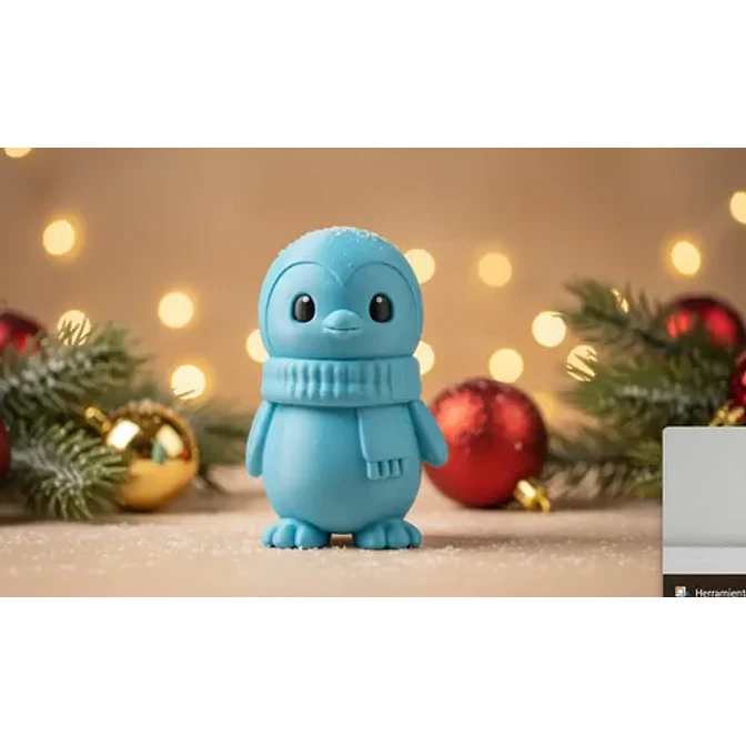 Figura - Pingüino Navideño 3