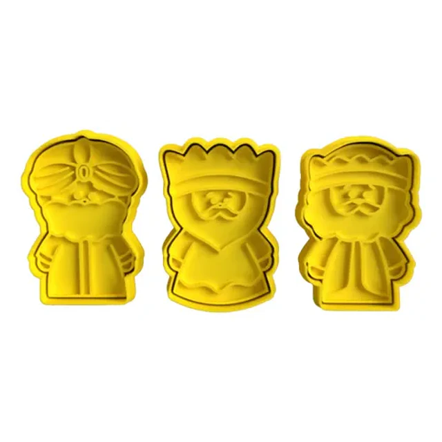 Cortador De Galletas - Reyes Magos (pack 3)