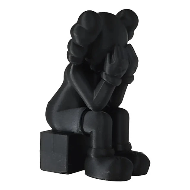 Escultura Estilo Kaws Sentada