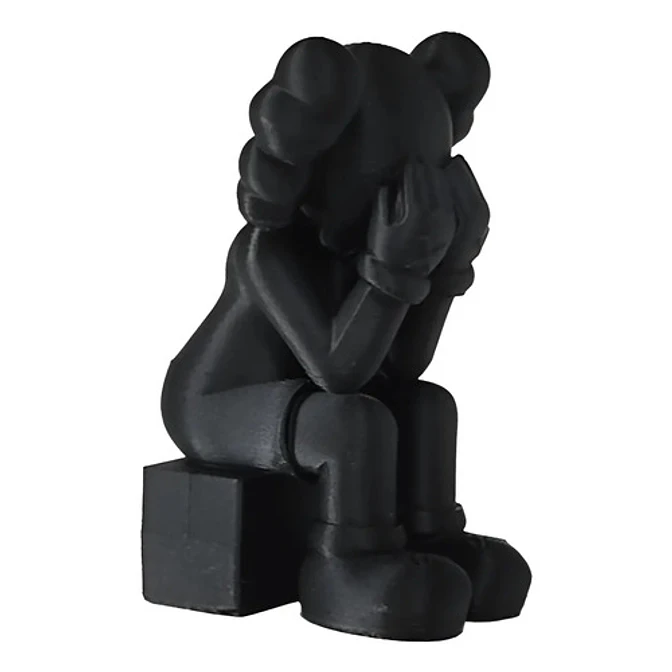 Escultura Estilo Kaws Sentada 1
