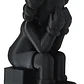 Escultura Estilo Kaws Sentada - Miniatura 1
