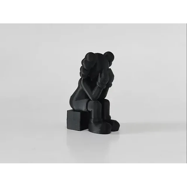 Escultura Estilo Kaws Sentada