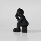 Escultura Estilo Kaws Sentada - Miniatura 3
