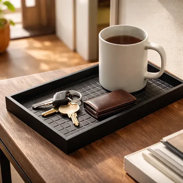 Bandeja Organizador De Mesa Para Llaves U Objetos
