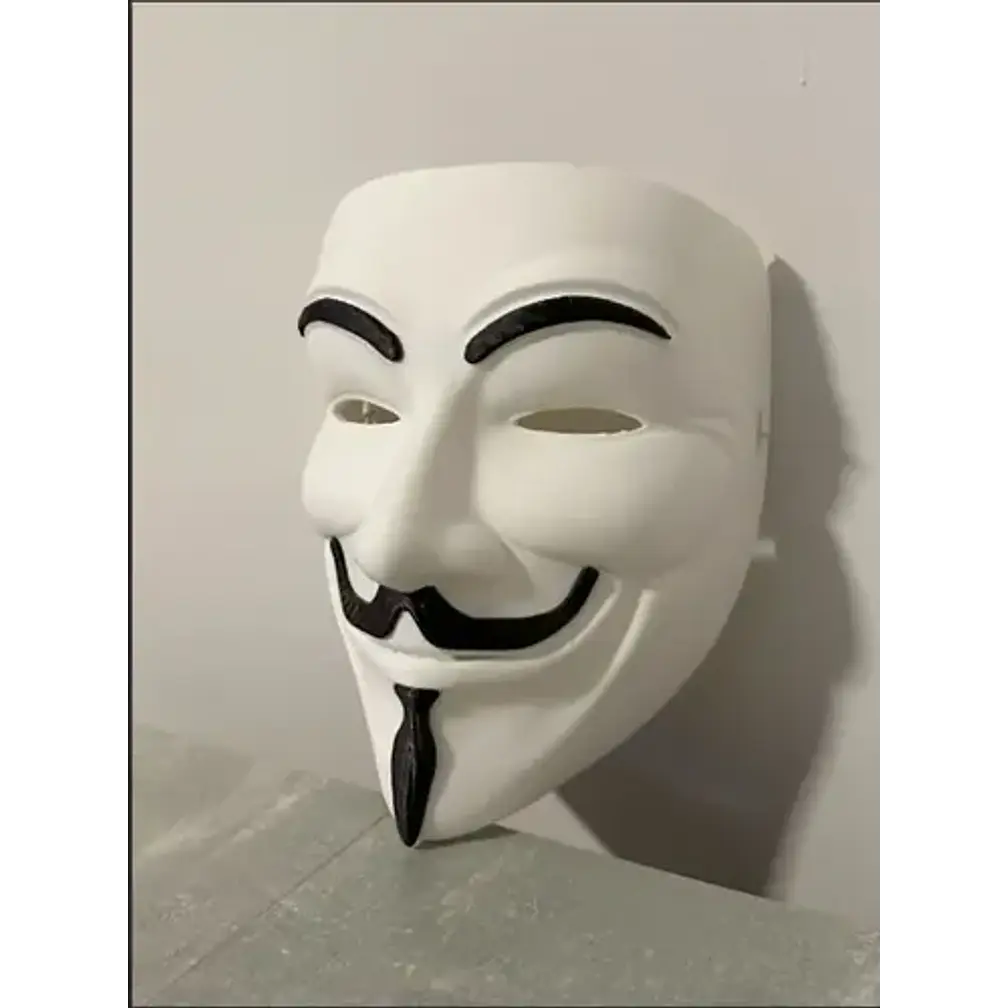 Máscara De V De Vendetta - Disfraz 3