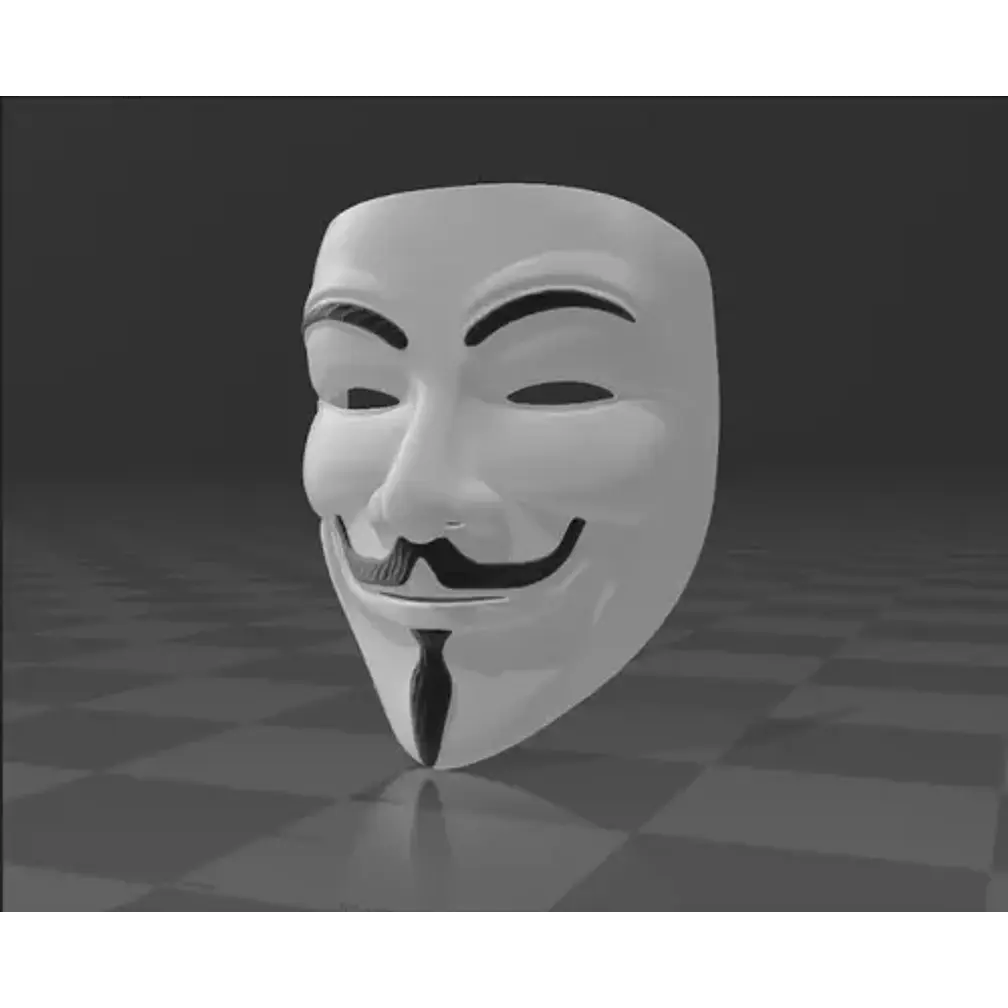 Máscara De V De Vendetta - Disfraz 4