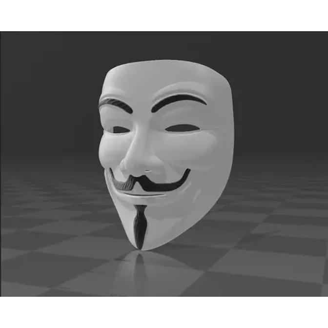 Máscara De V De Vendetta - Disfraz 4