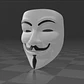 Máscara De V De Vendetta - Disfraz - Miniatura 4