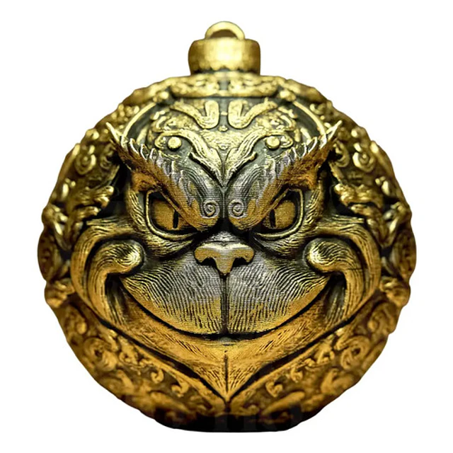 Bola Navidad - Figura De Navidad En Dorado