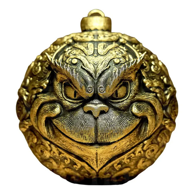 Bola Navidad - Figura De Navidad En Dorado 1