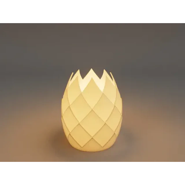 Portavelas Led De Pétalos