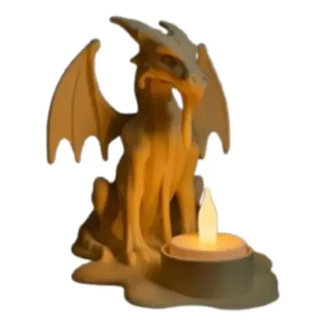 Portavelas Led- Dragón Guardián 2