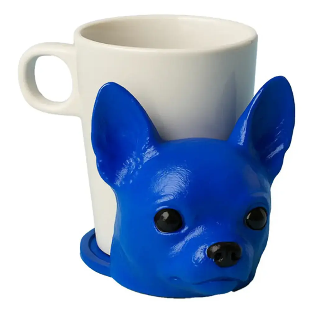 Posavasos Con Cabeza De Perro Chihuahua (no Incluye Taza) 1