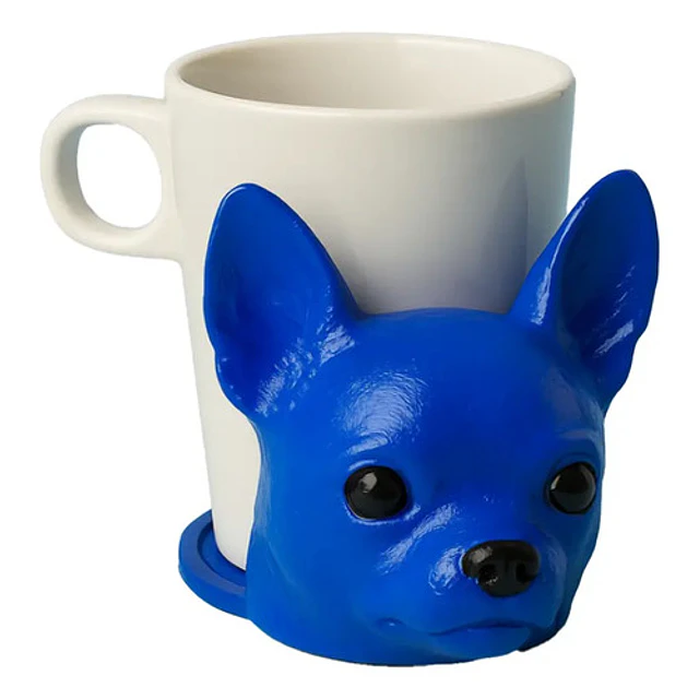 Posavasos Con Cabeza De Perro Chihuahua (no Incluye Taza)
