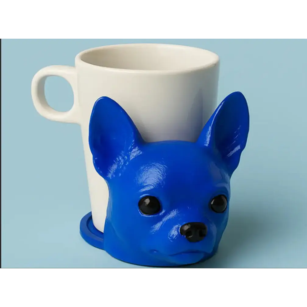 Posavasos Con Cabeza De Perro Chihuahua (no Incluye Taza) 2