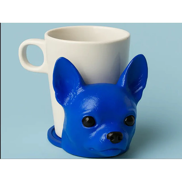 Posavasos Con Cabeza De Perro Chihuahua (no Incluye Taza)