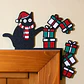 Adorno Navidad - Gato Negro - Miniatura 1