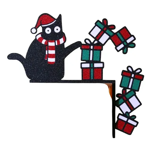 Adorno Navidad - Gato Negro