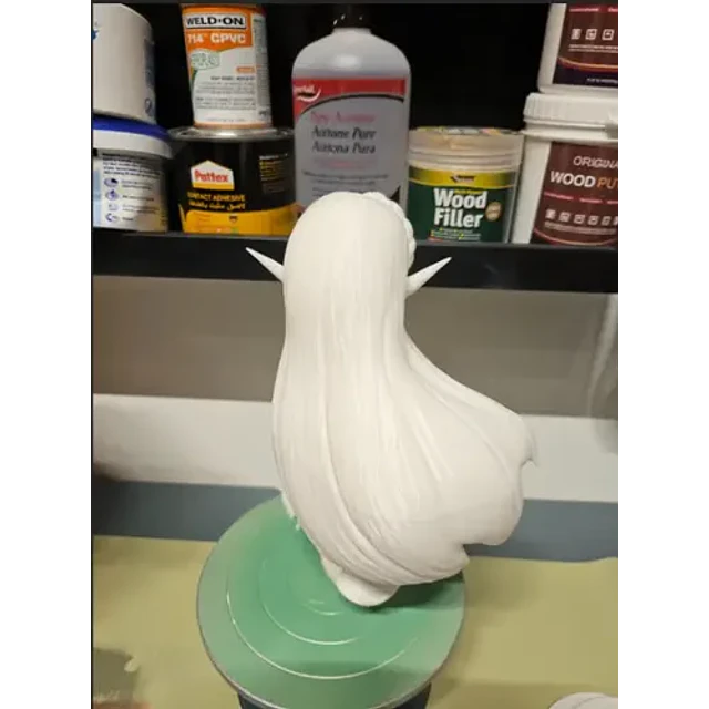 Figura 3d Busto Zelda Printpatro3d Para Colección