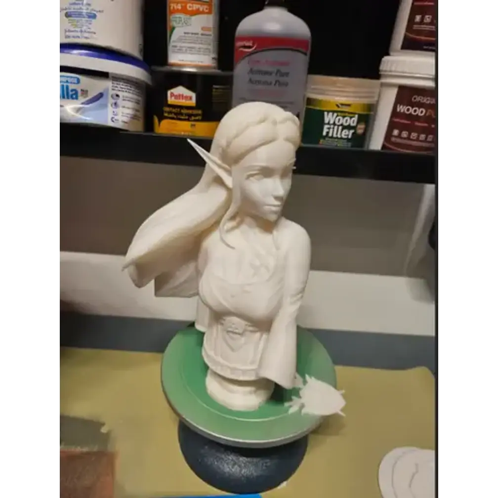 Figura 3d Busto Zelda Printpatro3d Para Colección 3