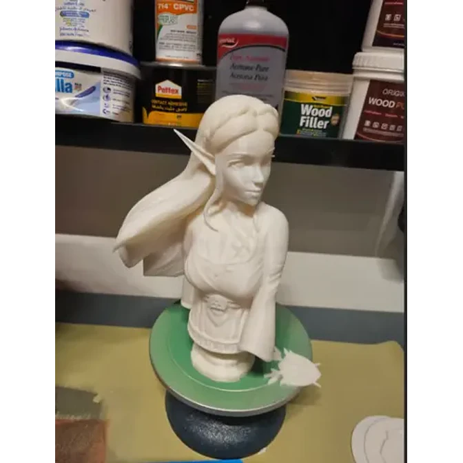 Figura 3d Busto Zelda Printpatro3d Para Colección 3