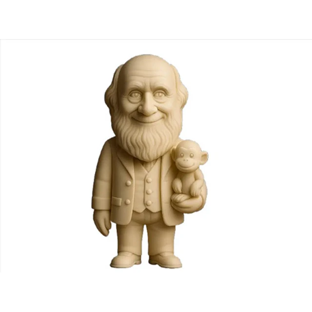 Figura Decoración- Charles Darwin