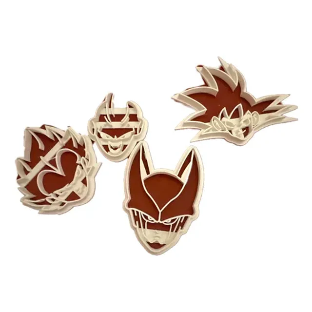 Cortador De Galletas - Dragonball Z  (pack 4)