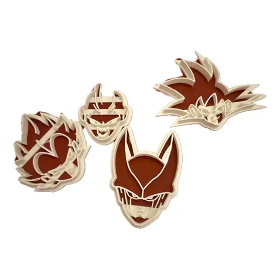 Cortador De Galletas - Dragonball Z  (pack 4)