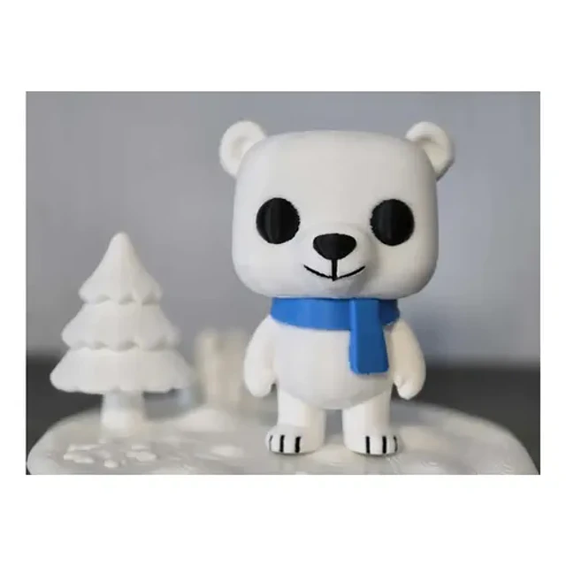 Lindo Osito Polar Estilo Funko - Figura Navideña