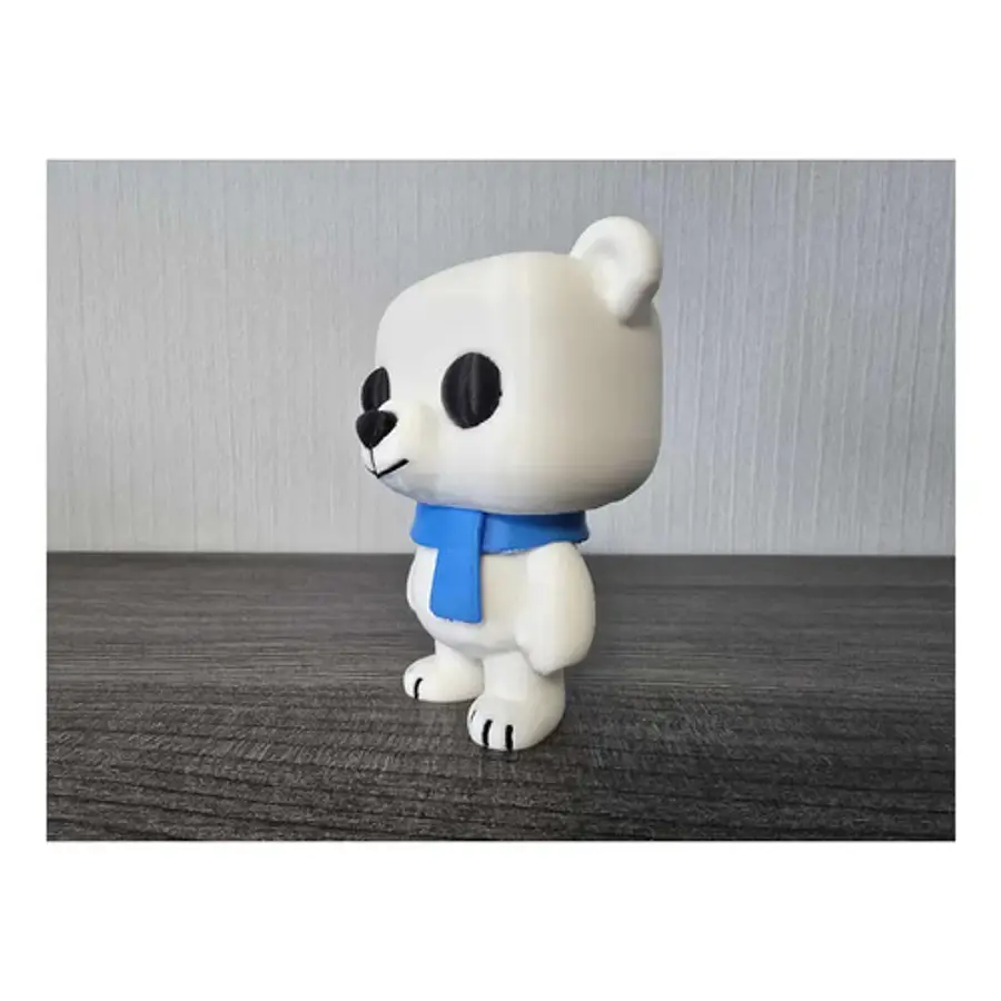 Lindo Osito Polar Estilo Funko - Figura Navideña