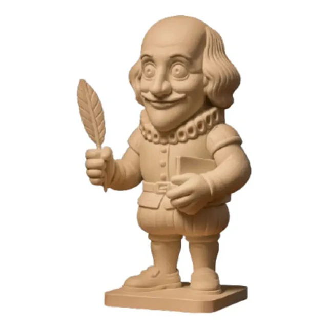Figura Decoración De William Shakespeare
