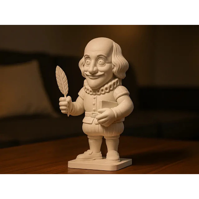 Figura Decoración De William Shakespeare
