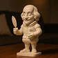 Figura Decoración De William Shakespeare - Miniatura 2