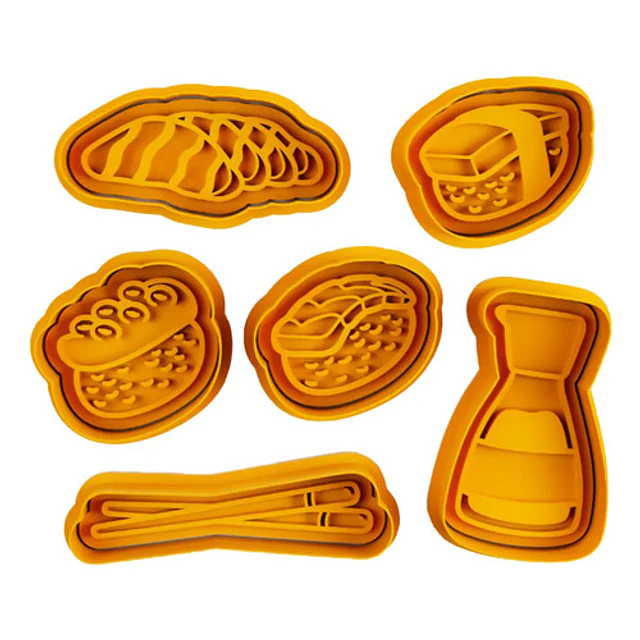 Cortador De Galletas - Sushi (pack 6 )