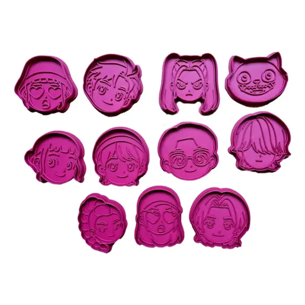 Cortador De Galletas Grandes De  Huntrix Y Saja Boys 1
