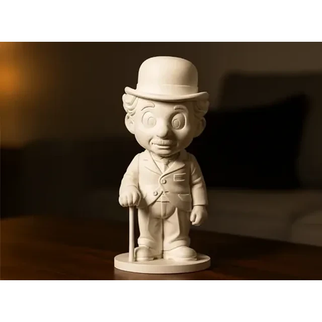 Figura Decoración De Charlie Chaplin