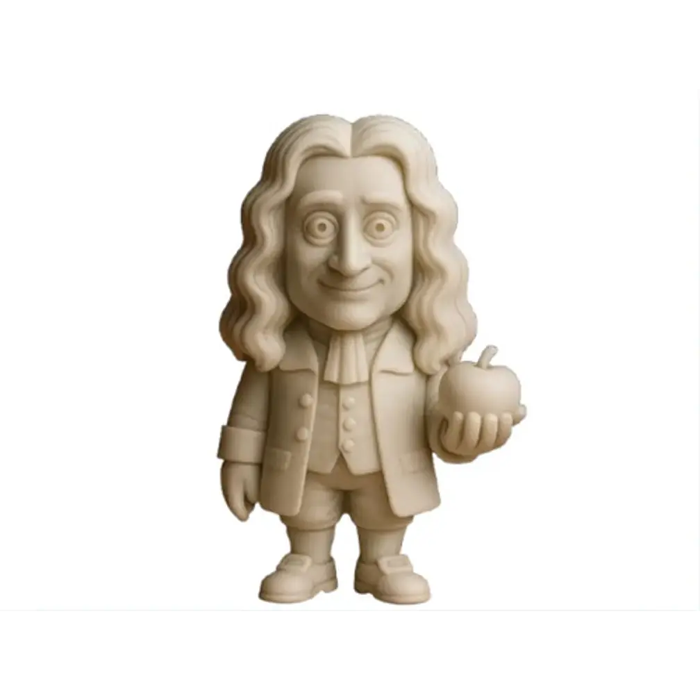 Figura Decoración De Isaac Newton De Pie 1
