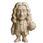 Figura Decoración De Isaac Newton De Pie - Miniatura 1