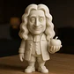 Figura Decoración De Isaac Newton De Pie - Miniatura 2