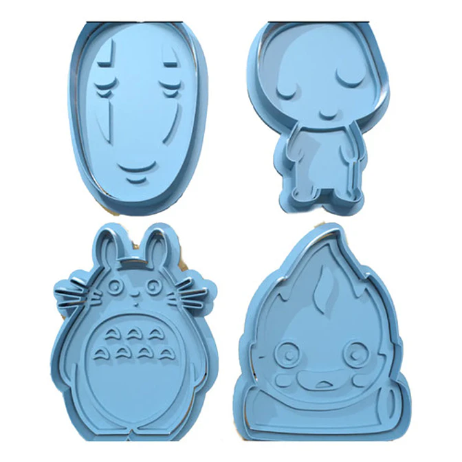 Cortador De Galletas De Studio Ghibli (pack 4) 1